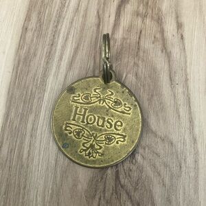 Vintage 1978 Renault Lowell Sigmund House Key Chain Keychain 2" Diamete